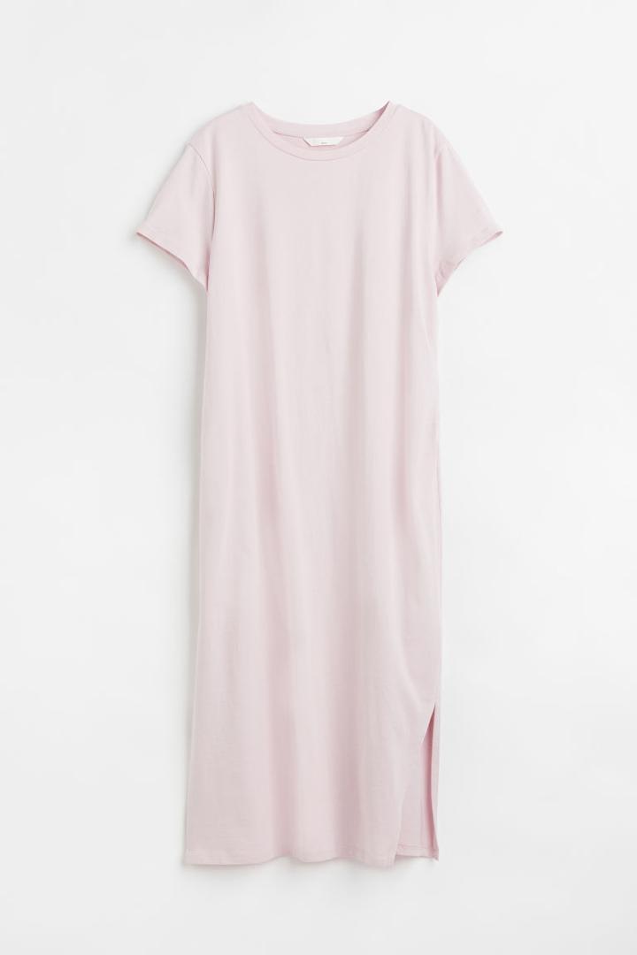 H & M - Mama Cotton T-shirt Dress - Pink
