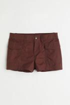 H & M - Short Cargo Shorts - Brown