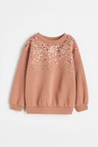 H & M - Oversized Sweatshirt - Orange