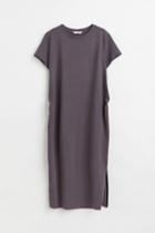H & M - Mama Cotton T-shirt Dress - Gray