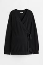 H & M - Mama Wrap Cardigan - Black