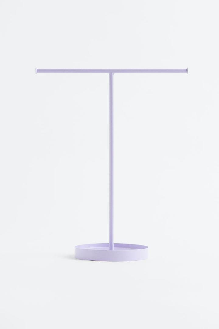 H & M - Metal Jewelry Stand - Purple