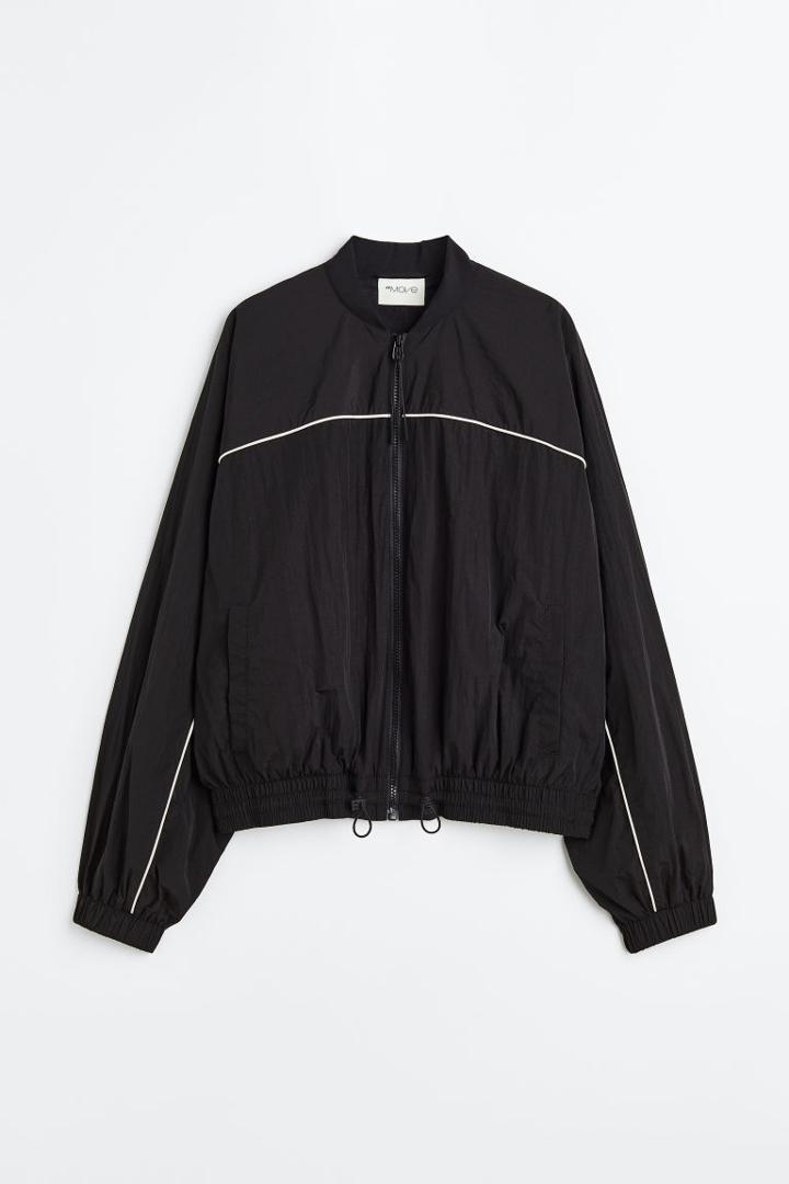 H & M - Water-repellent Sports Jacket - Black