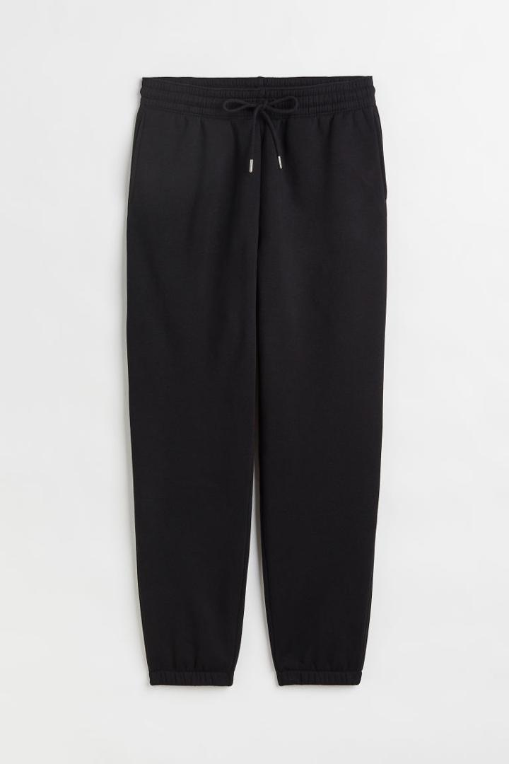 H & M - Cotton-blend Sweatpants - Black