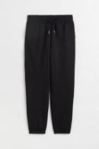 H & M - Cotton-blend Sweatpants - Black