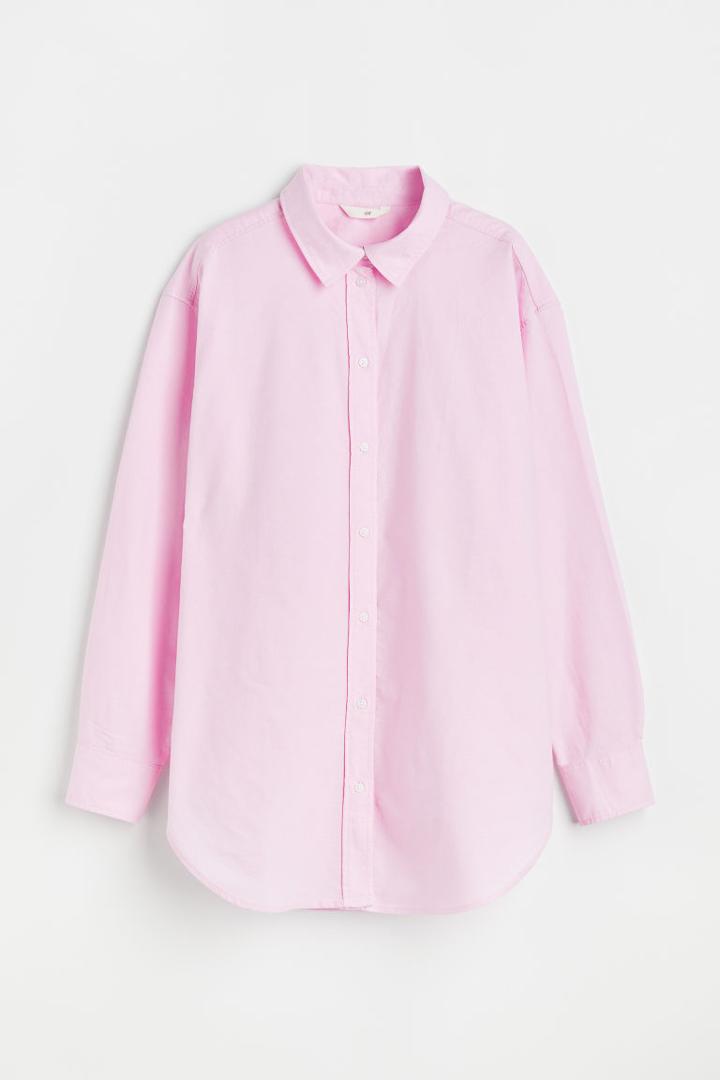 H & M - Oxford Shirt - Pink