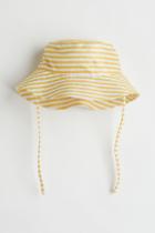 H & M - Beach Hat - Yellow