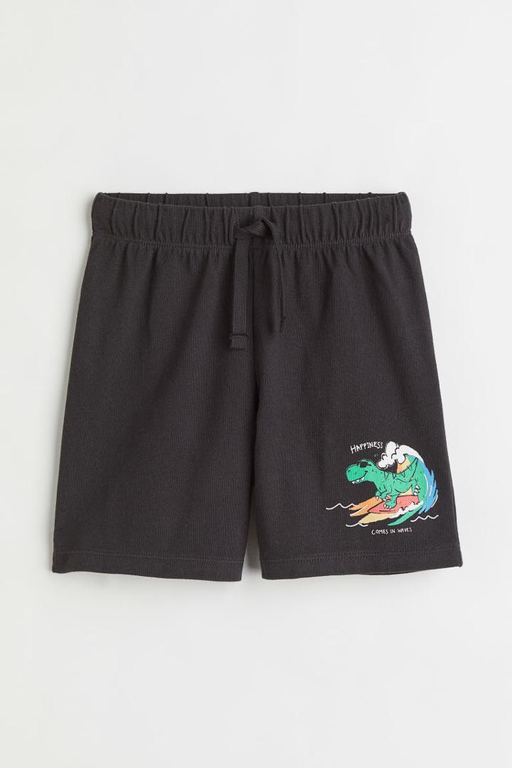 H & M - Jersey Shorts - Black