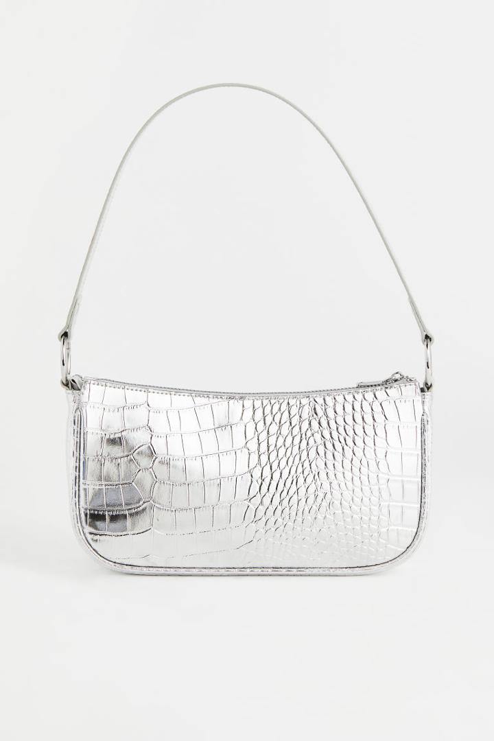 H & M - Small Shoulder Bag - Silver
