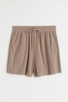 H & M - Terry Shorts - Brown