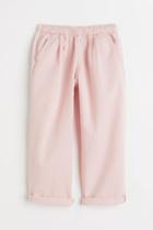 H & M - Loose Fit Seersucker Pants - Orange
