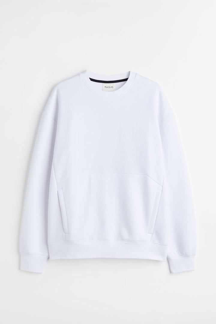 H & M - Warm Sports Sweatshirt - White