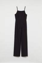H & M - Sleeveless Jumpsuit - Black
