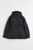 H & M - Thermolite Quilted Popover Jacket - Black