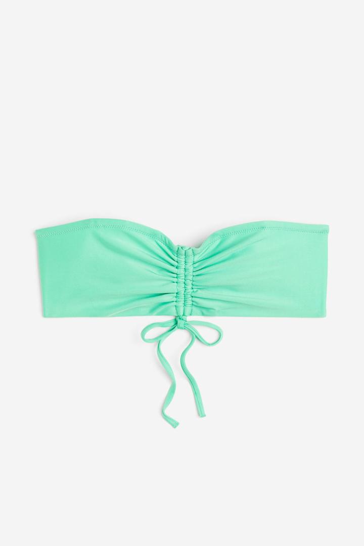 H & M - Bandeau Bikini Top - Green