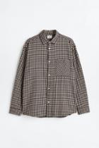 H & M - Cotton Twill Shirt - Red