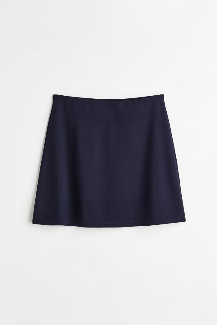 H & M - A-line Skirt - Blue