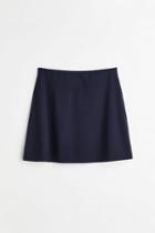 H & M - A-line Skirt - Blue