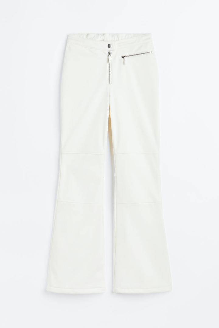 H & M - Flared Ski Pants - White