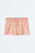 H & M - Cotton Pull-on Shorts - Orange