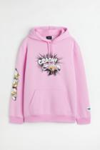 H & M - Regular Fit Hoodie - Pink