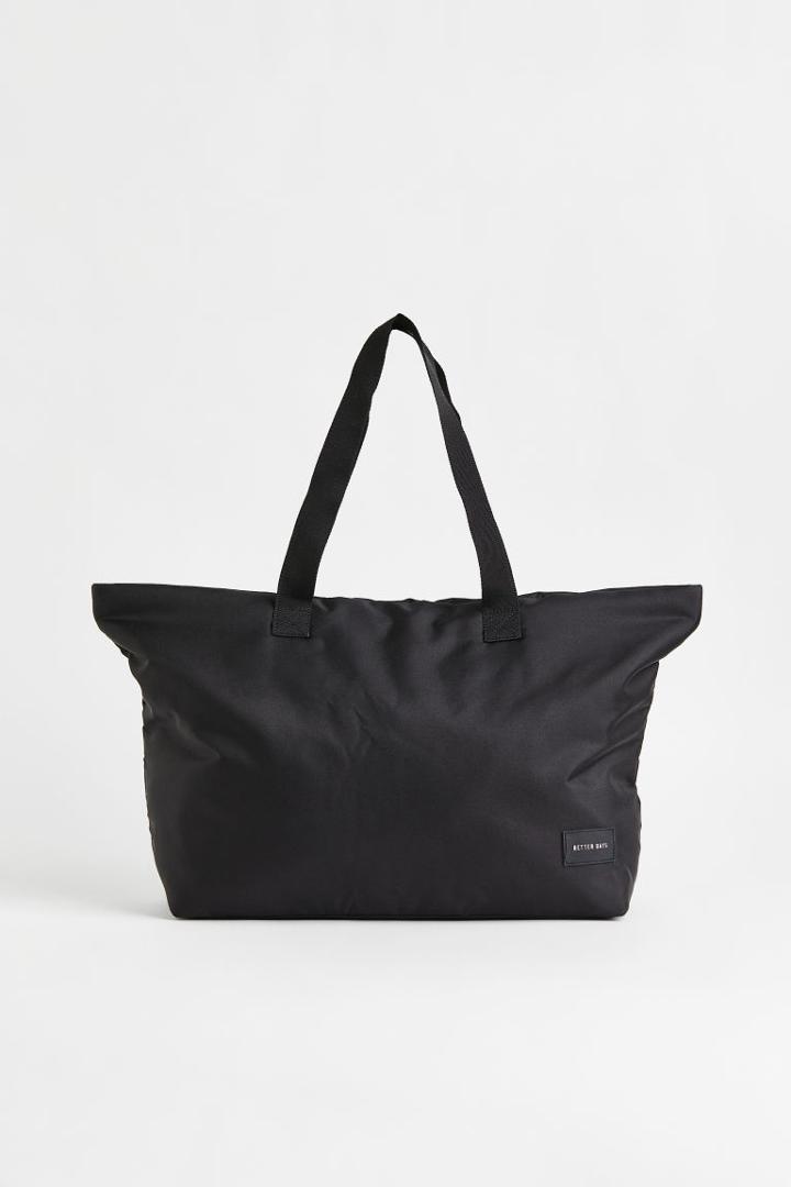 H & M - Large Shopper - Black