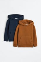 H & M - 2-pack Hoodies - Yellow