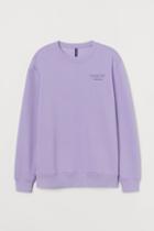 H & M - Sweatshirt - Purple