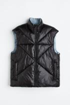 H & M - Reversible Insulated Puffer Vest - Black