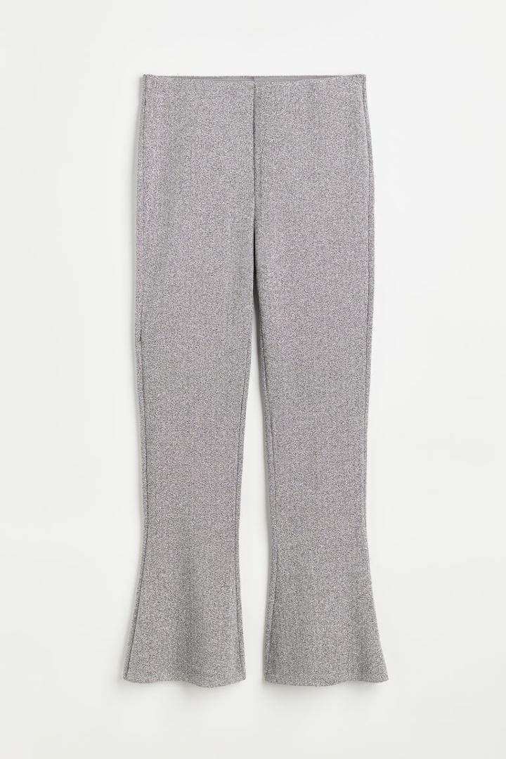 H & M - H & M+ Flared Leggings - Silver