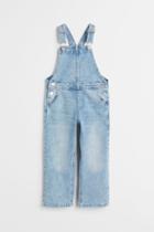 H & M - Cotton Denim Overalls - Blue