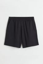 H & M - Lyocell-blend Bermuda Shorts - Black