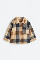 H & M - Fleece Shacket - Beige