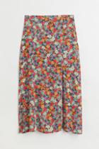 H & M - Viscose Skirt - Red