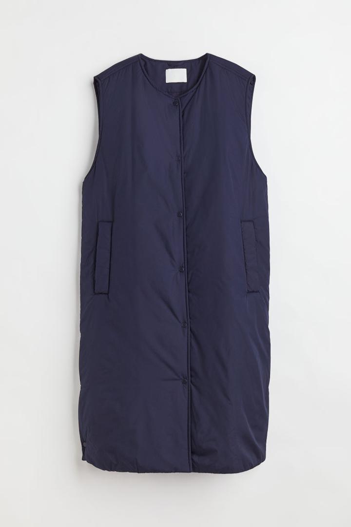 H & M - Long Vest - Blue