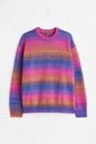 H & M - Relaxed Fit Sweater - Purple