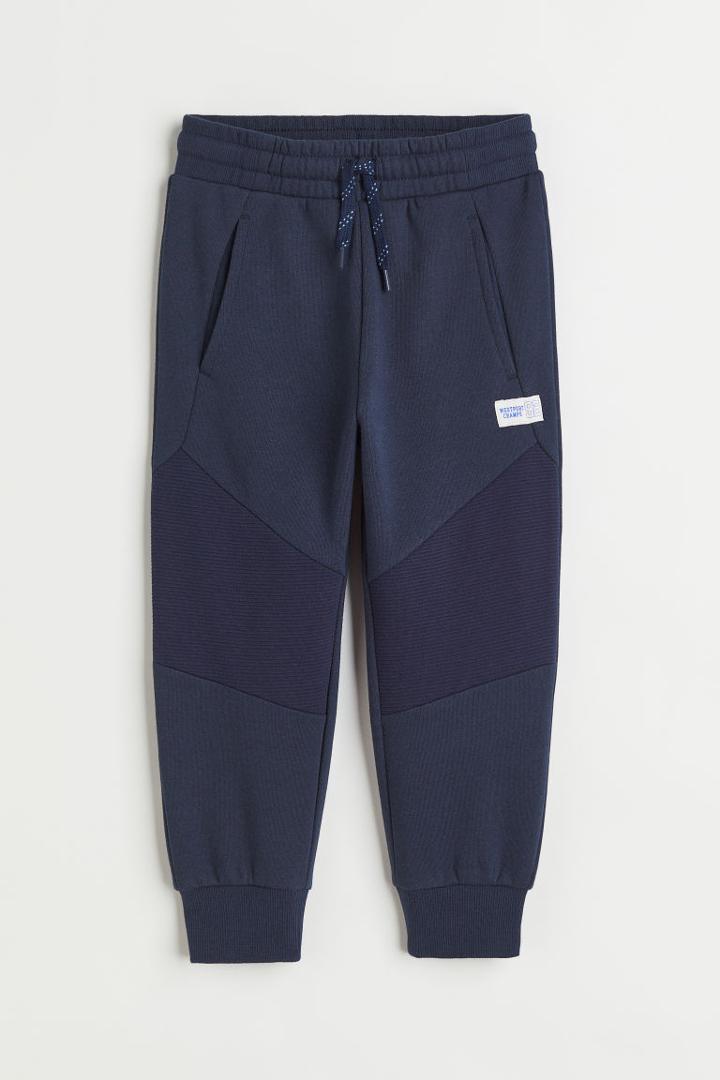 H & M - Reinforced-knee Joggers - Blue
