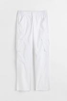 H & M - Cargo Pants - White