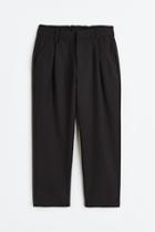 H & M - Loose Fit Dress Pants - Black