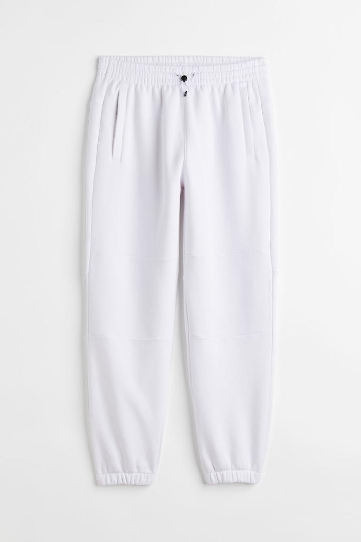 H & M - Warm Sports Joggers - White