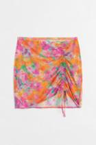 H & M - Short Drawstring-detail Beach Skirt - Pink