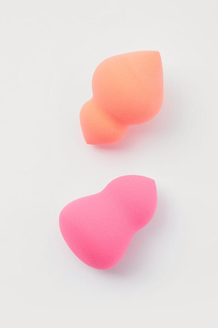 H & M - Makeup Sponges, 2-pack - Pink