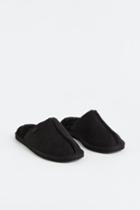 H & M - Fleece-lined Slippers - Black