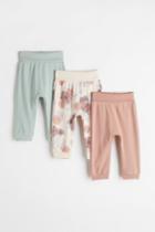H & M - 3-pack Cotton Pants - Beige
