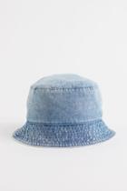 H & M - Cotton Denim Bucket Hat - Blue