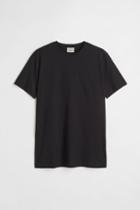 H & M - Slim Fit Premium Cotton T-shirt - Black