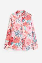 H & M - Pointed-collar Shirt - Beige