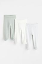 H & M - 3-pack Pants - Green