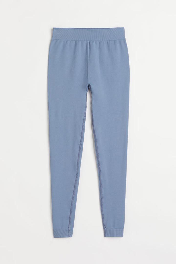 H & M - Seamless Sports Leggings - Blue