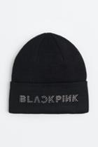 H & M - Motif-detail Hat - Black
